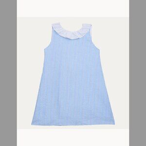 Mariella Ferrari Sleeveless Stripe Dress W Eric Rac Waist (Size 10) (Orig. $140)